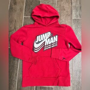 Jordan Red Jumpman Kids Hoodie